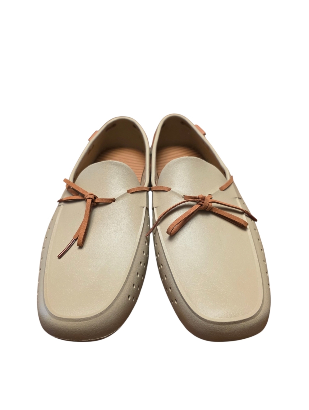 People Men's Senna Slip-On Foam Loafers with Tan Lacing - Picture 3 of 11